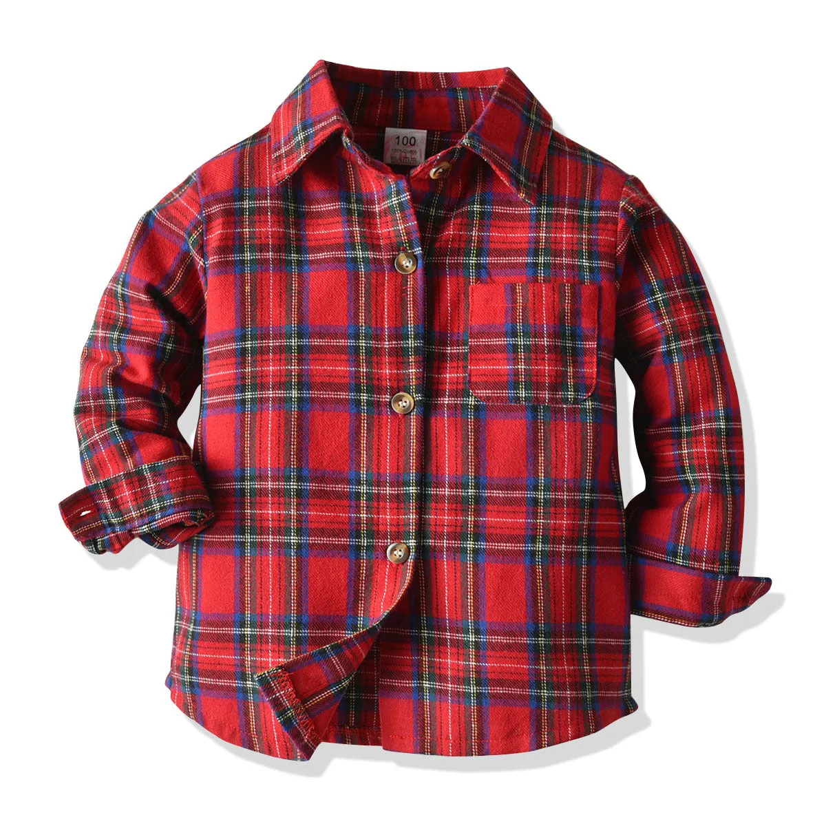 2 Pieces Set Baby Kid Boys Checked Bow Shirts And Solid Color Jumpsuits Wholesale 220531267
