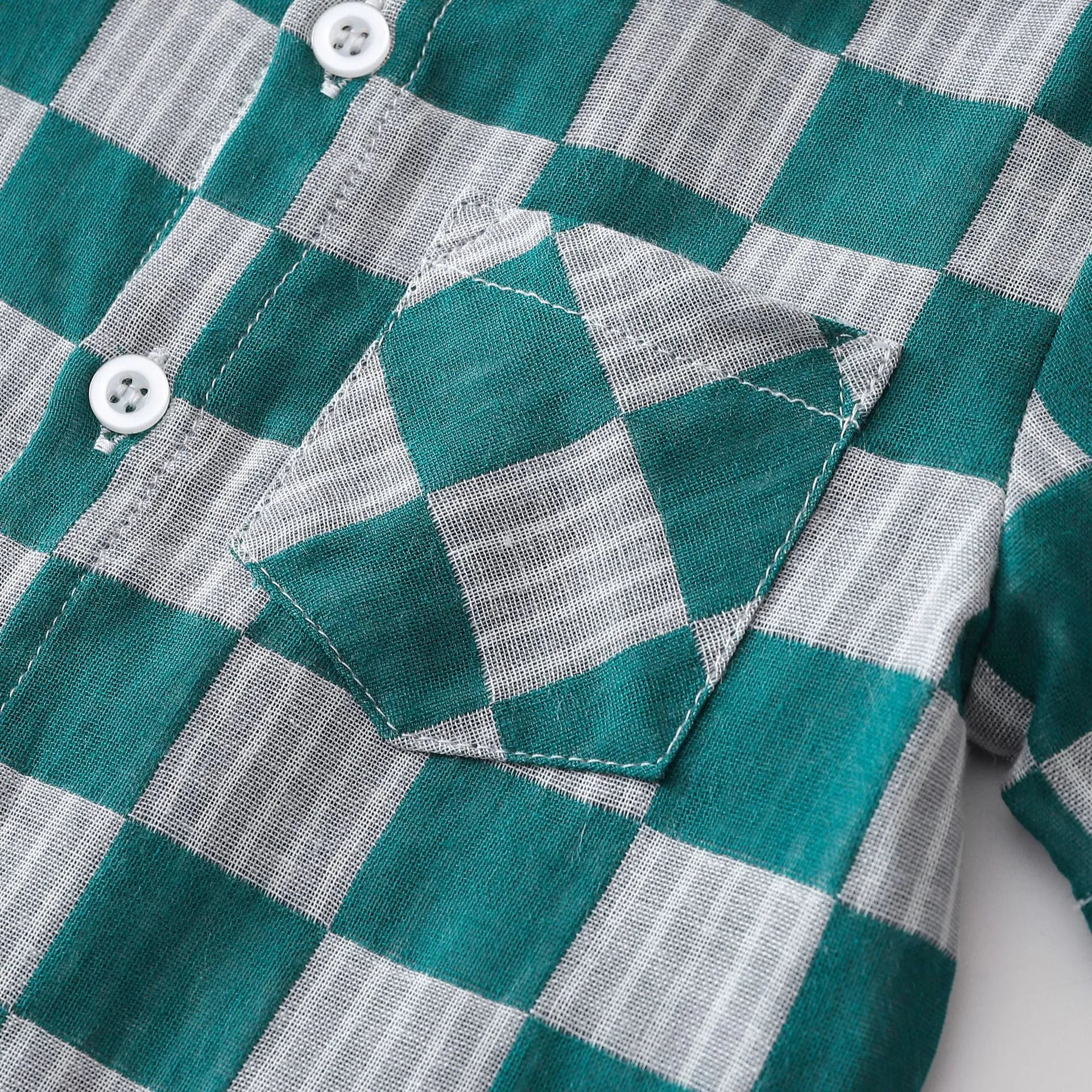 2 Pieces Set Baby Kid Boys Dressy Checked Bow Shirts And Solid Color Shorts Suits Wholesale 230308596