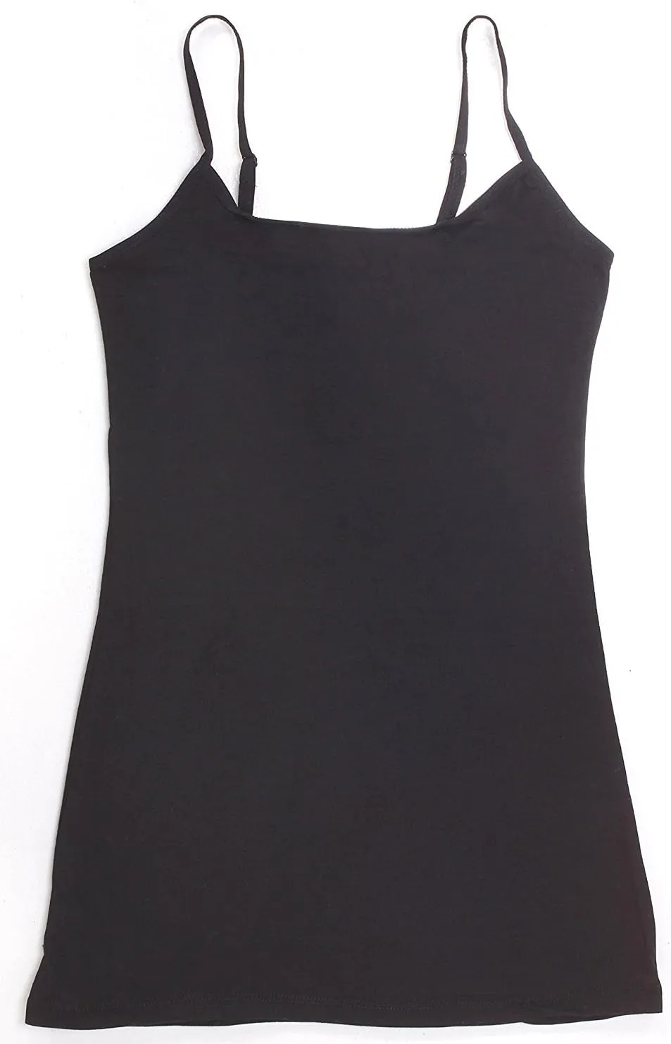Active Basic Junior Women's Casual Plain Layering Camisole Cami Top Tank - 4 Pack