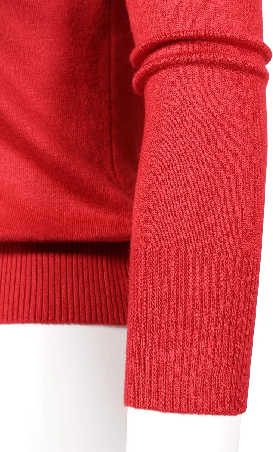 Allsense Womens Button Down 3/4 Sleeve Crew Neck Knit Cardigan Lightweight Soft Sweater