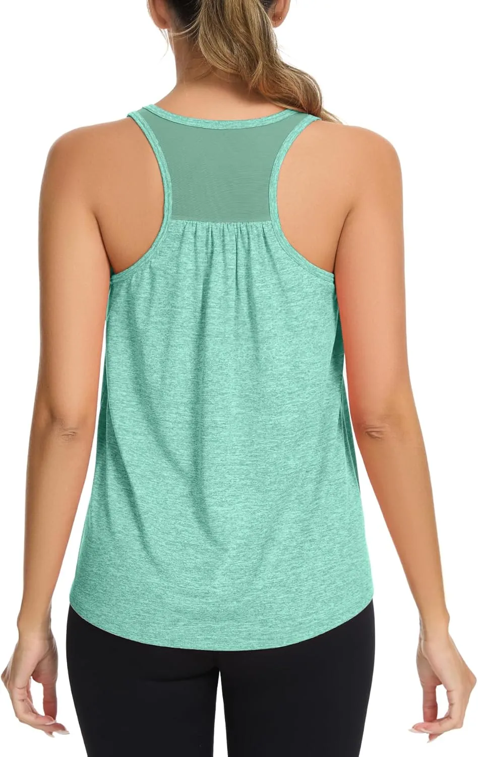 ANYFITTING Built in Bra Tank Tops for Women Workout Loose Fit Yoga Camisoles