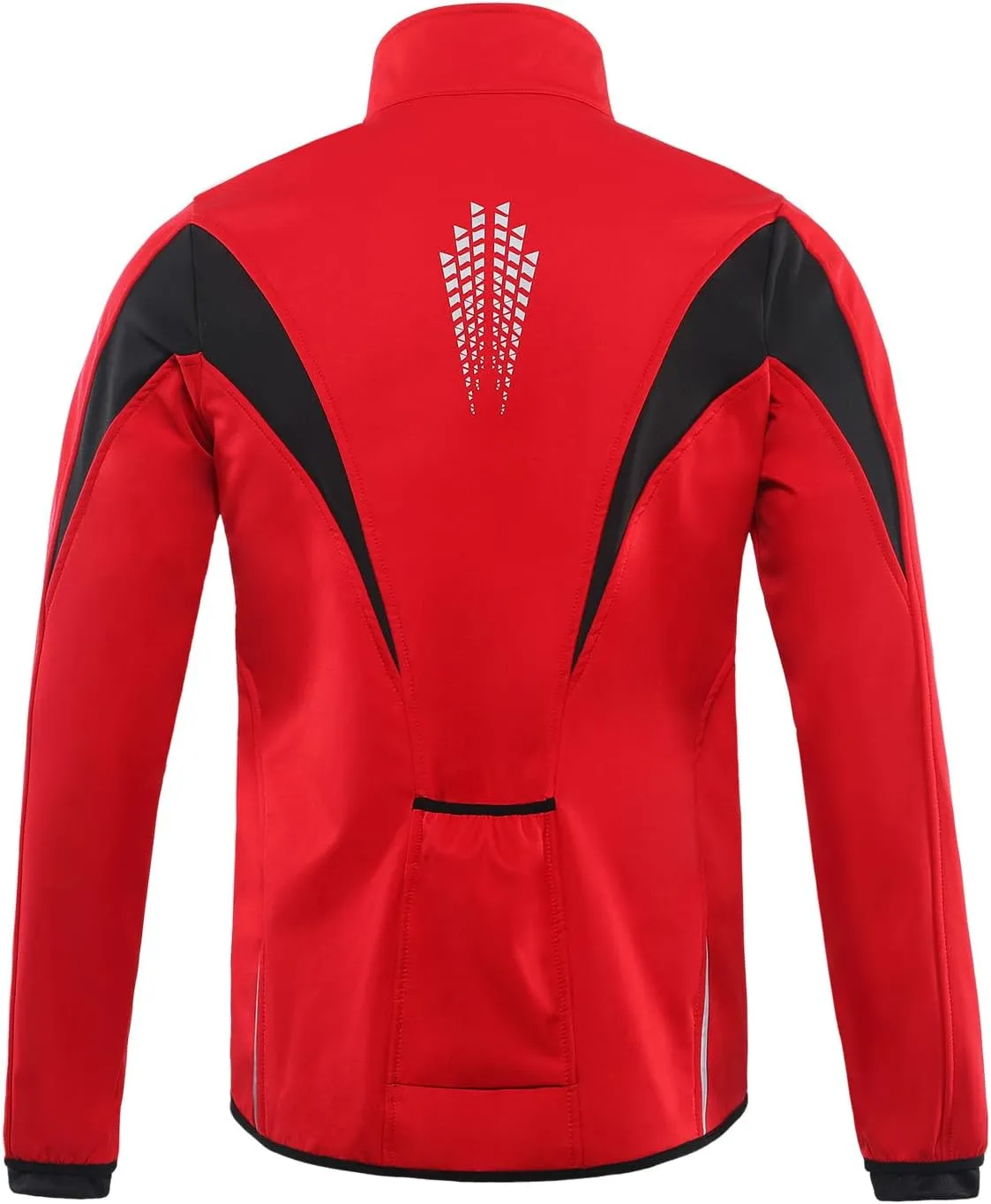 ARSUXEO Winter Warm UP Thermal Softshell Cycling Jacket Windproof Waterproof 15-k