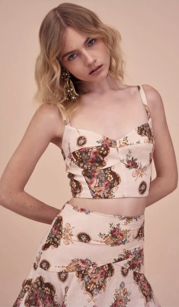 Barroco Top Cropped