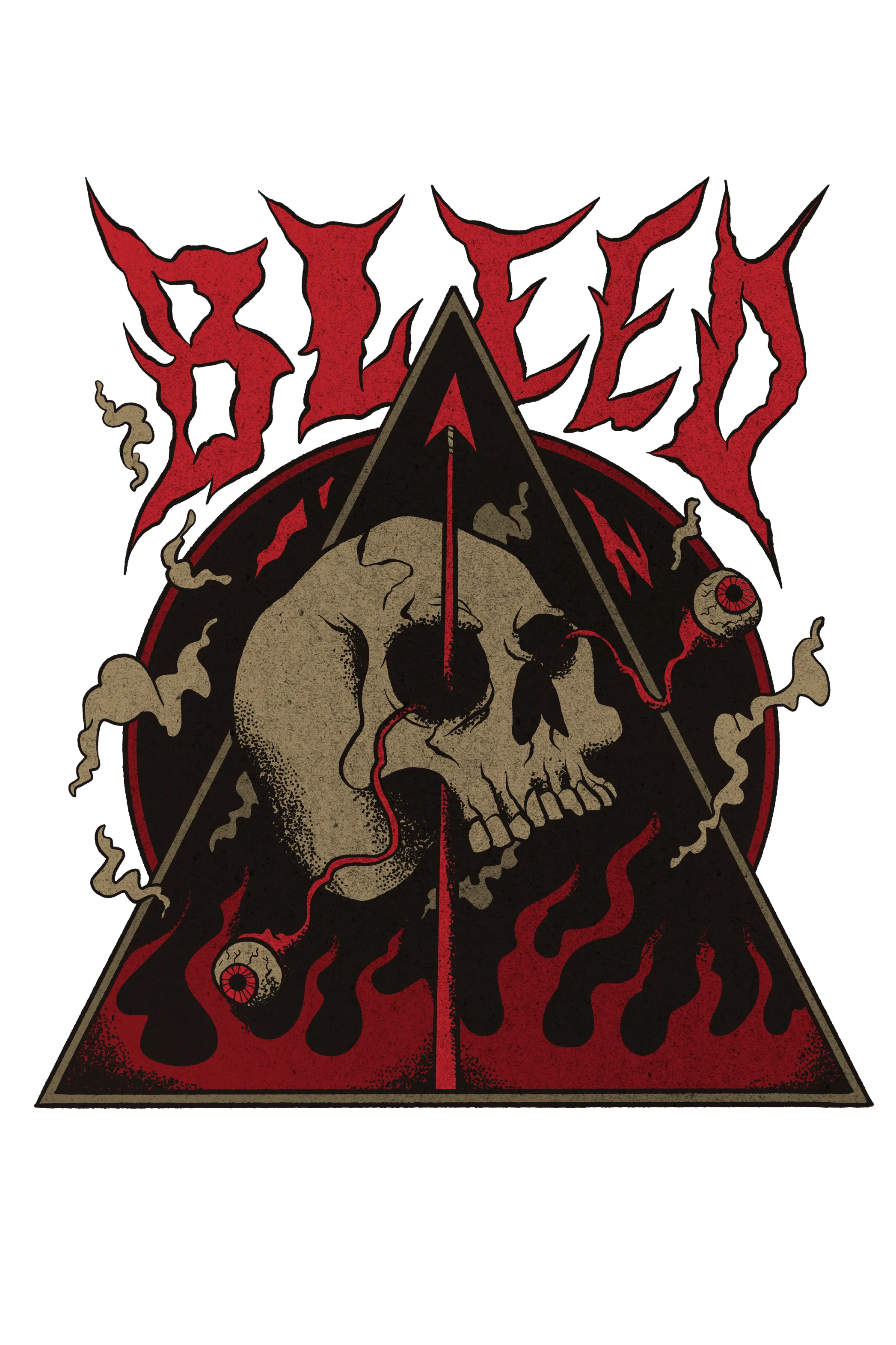 Bleed Printed T-shirt for men