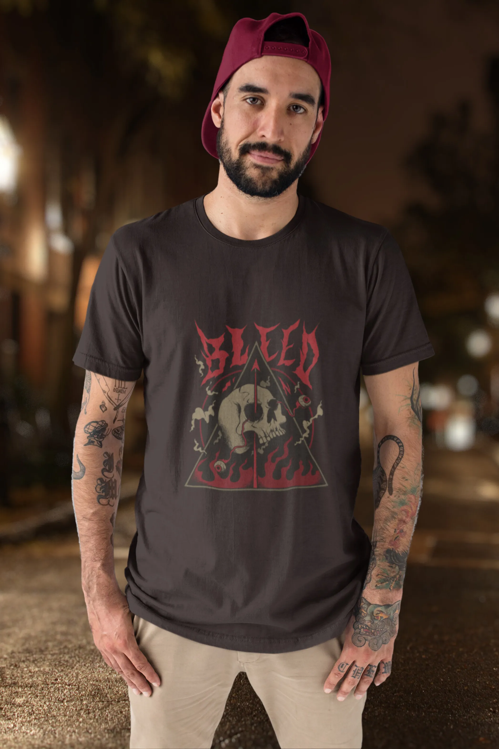 Bleed Printed T-shirt for men