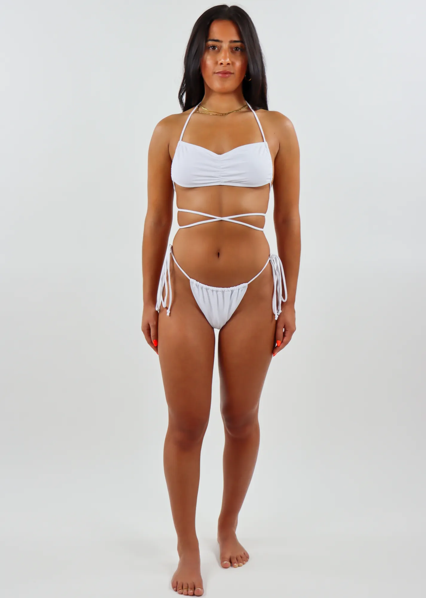 Bold As Love Bikini Side Tie Bottom ★ White