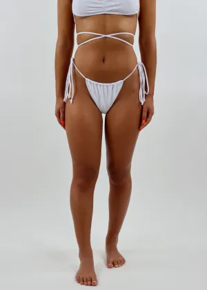 Bold As Love Bikini Side Tie Bottom ★ White