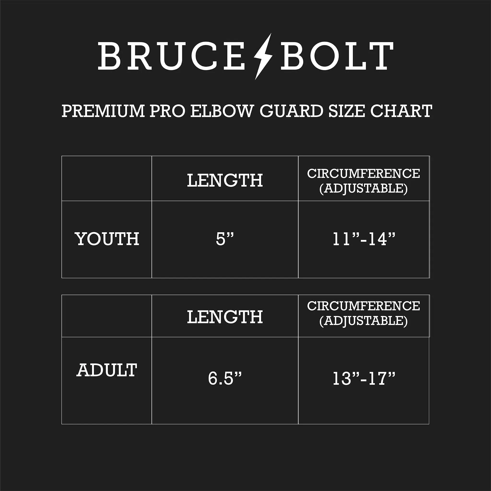 BRUCE BOLT Signature Series Elbow Guard - NIMMO WHITE