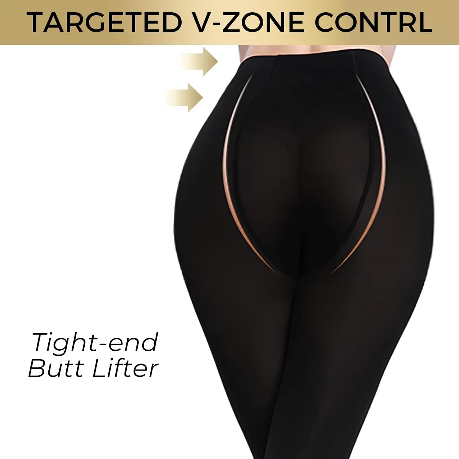 Buauty 80D Black Tights for Women,Opaque Tights Soft, High Waist Soft Nylon Pantyhose