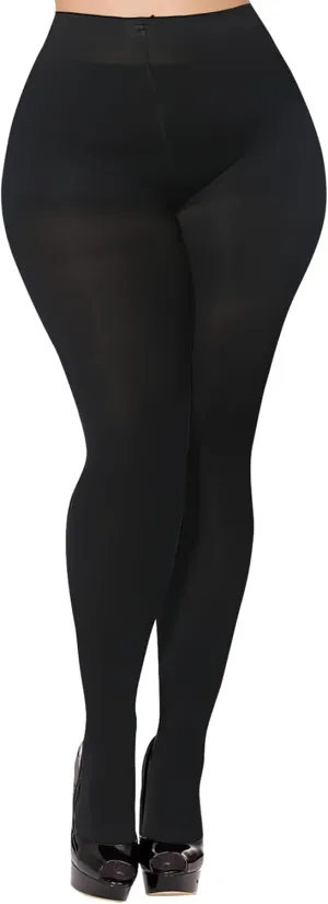 Buauty 80D Black Tights for Women,Opaque Tights Soft, High Waist Soft Nylon Pantyhose