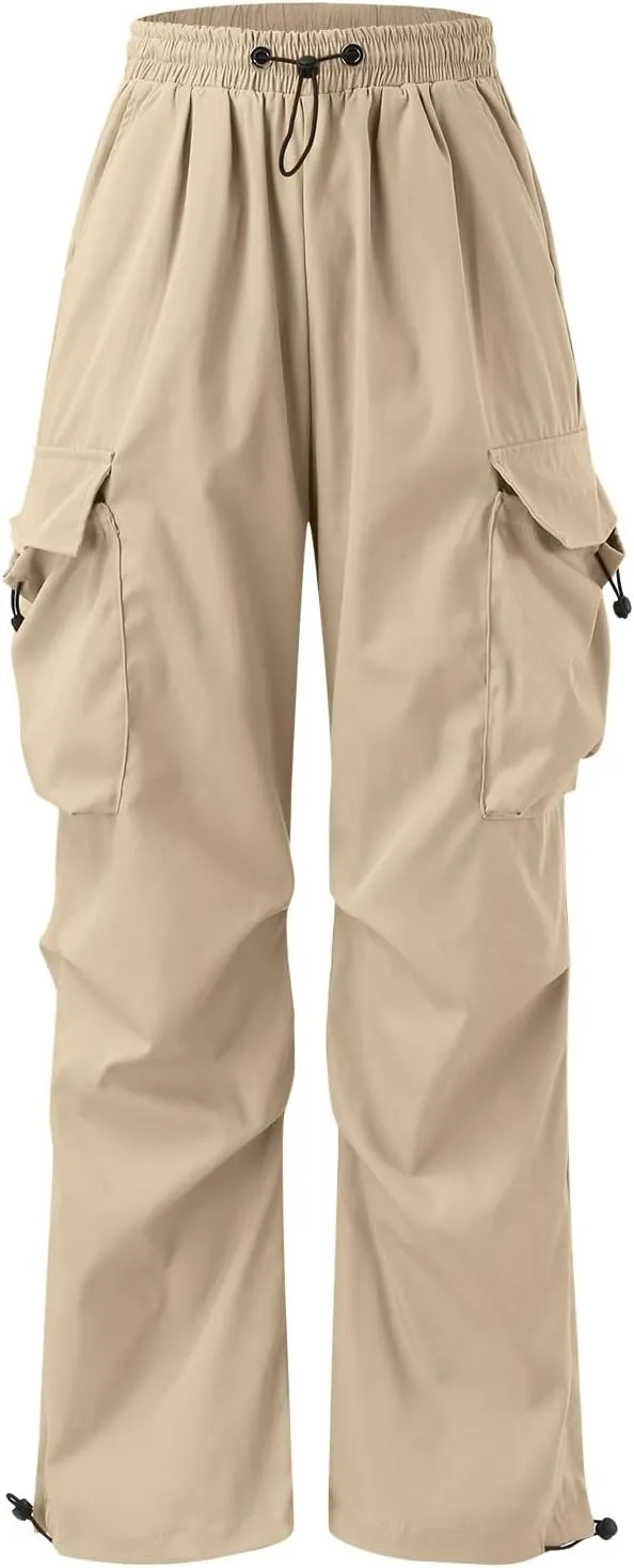 Cargo Pants for Men Casual Lightweight Elastic Waist Pant Work Pant with Pockets