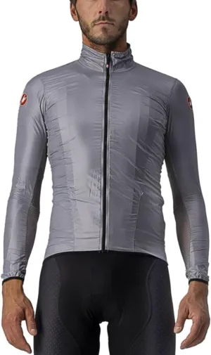CASTELLI Mens Aria Shell Jacket, Highly Packable Ultra-Light Wind Protective Cycling Apparel for Road Cycling & Bike Rides