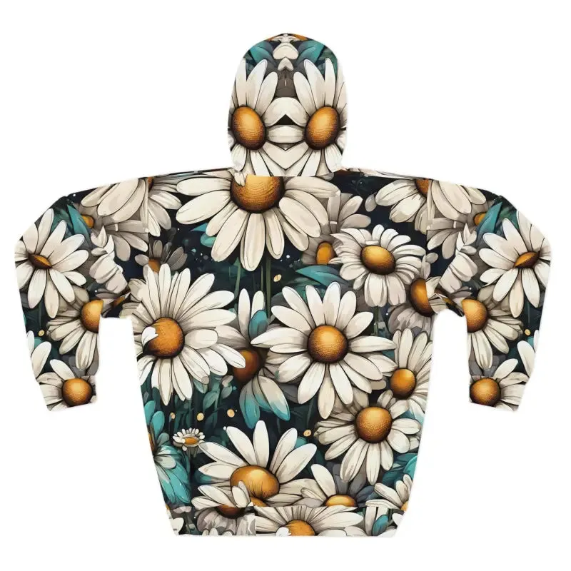 Daisy Flowers Aop Unisex Pullover Hoodie