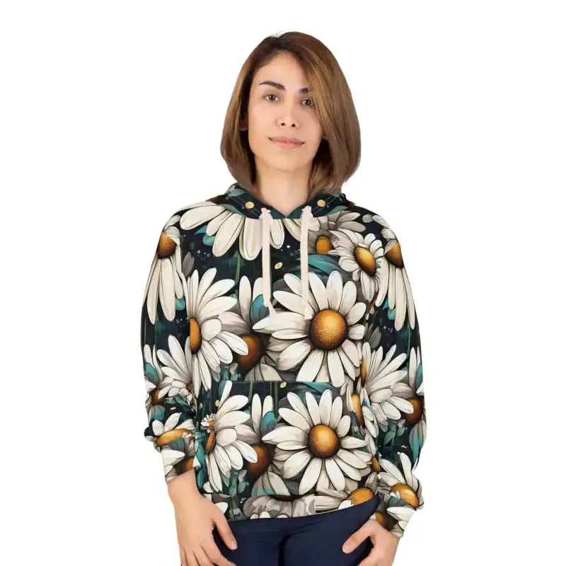 Daisy Flowers Aop Unisex Pullover Hoodie
