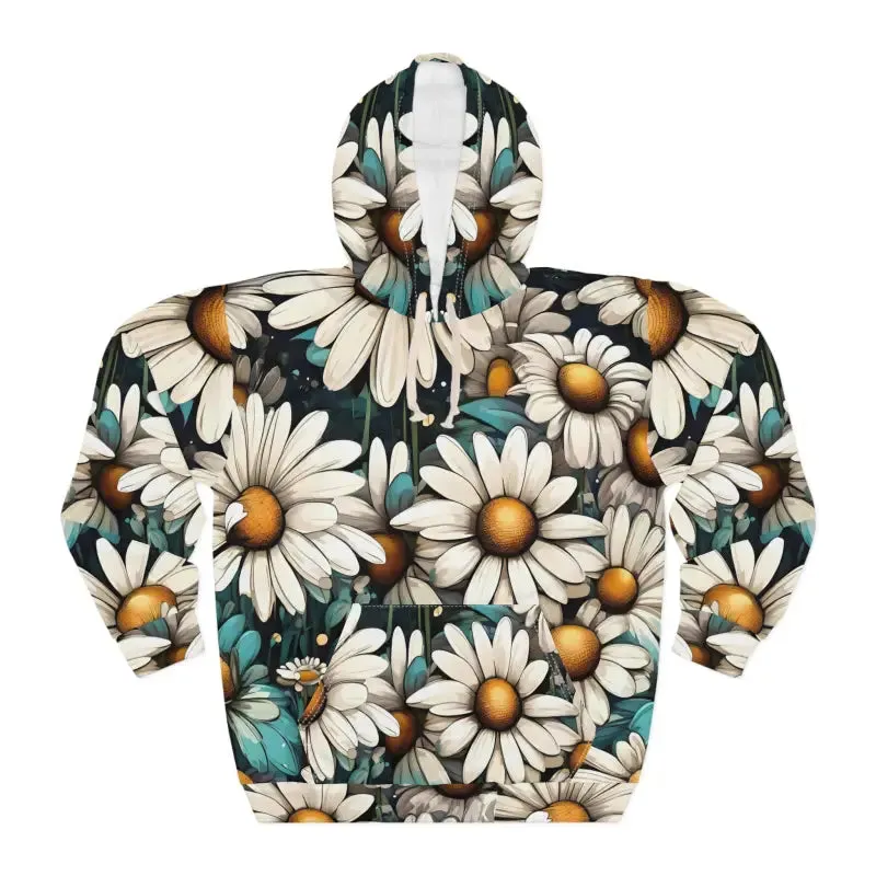 Daisy Flowers Aop Unisex Pullover Hoodie