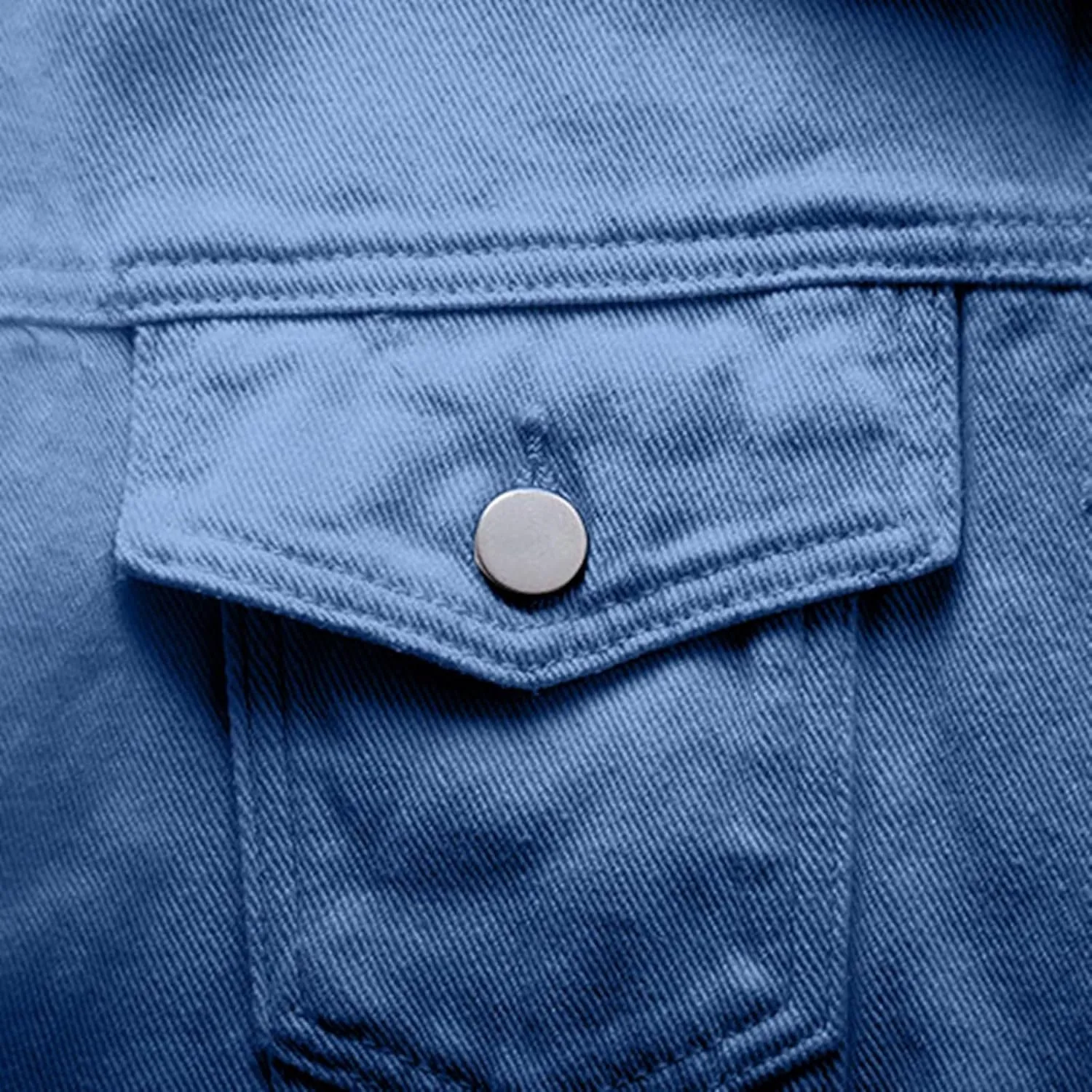 Denim Shacket for Women 2024 Fashion Casual Button Down Denim Coat with Pockets Loose Fit Fall Denim Jacket