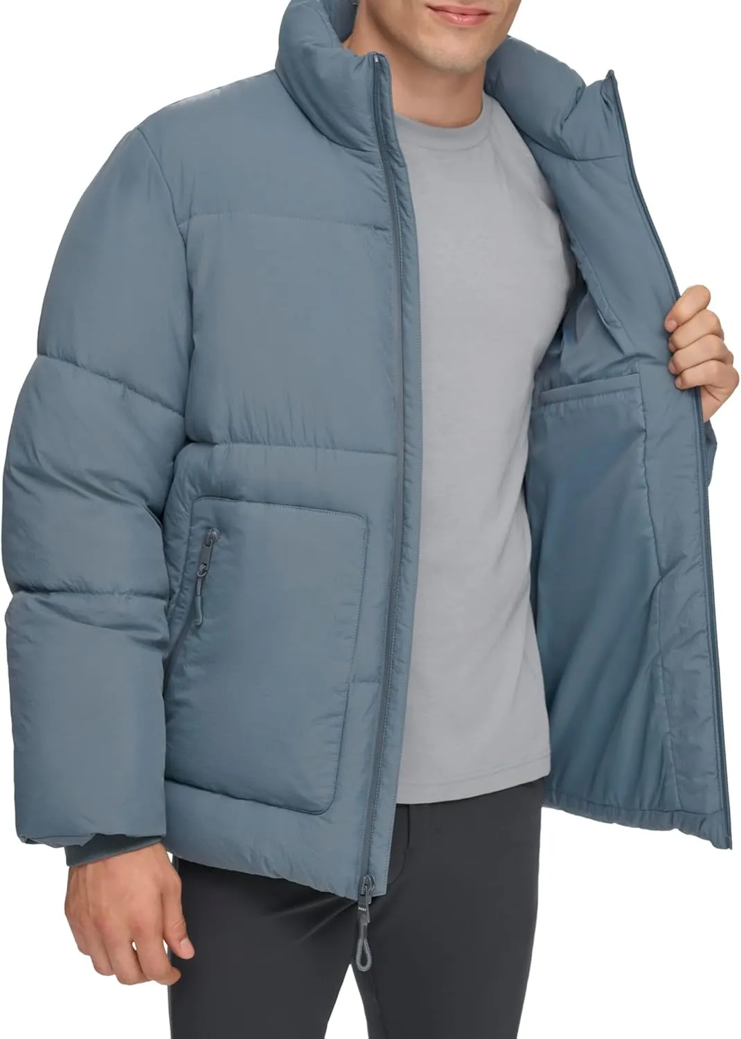 DKNY Men's Block Puffer Jacket