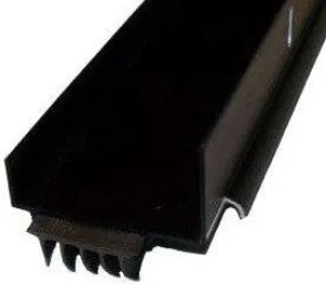 Door Bottom Sweep Aluminum -Long Fingered - 35 3 /4” Length - Bronze For 1 3/ 4” Thick Doors