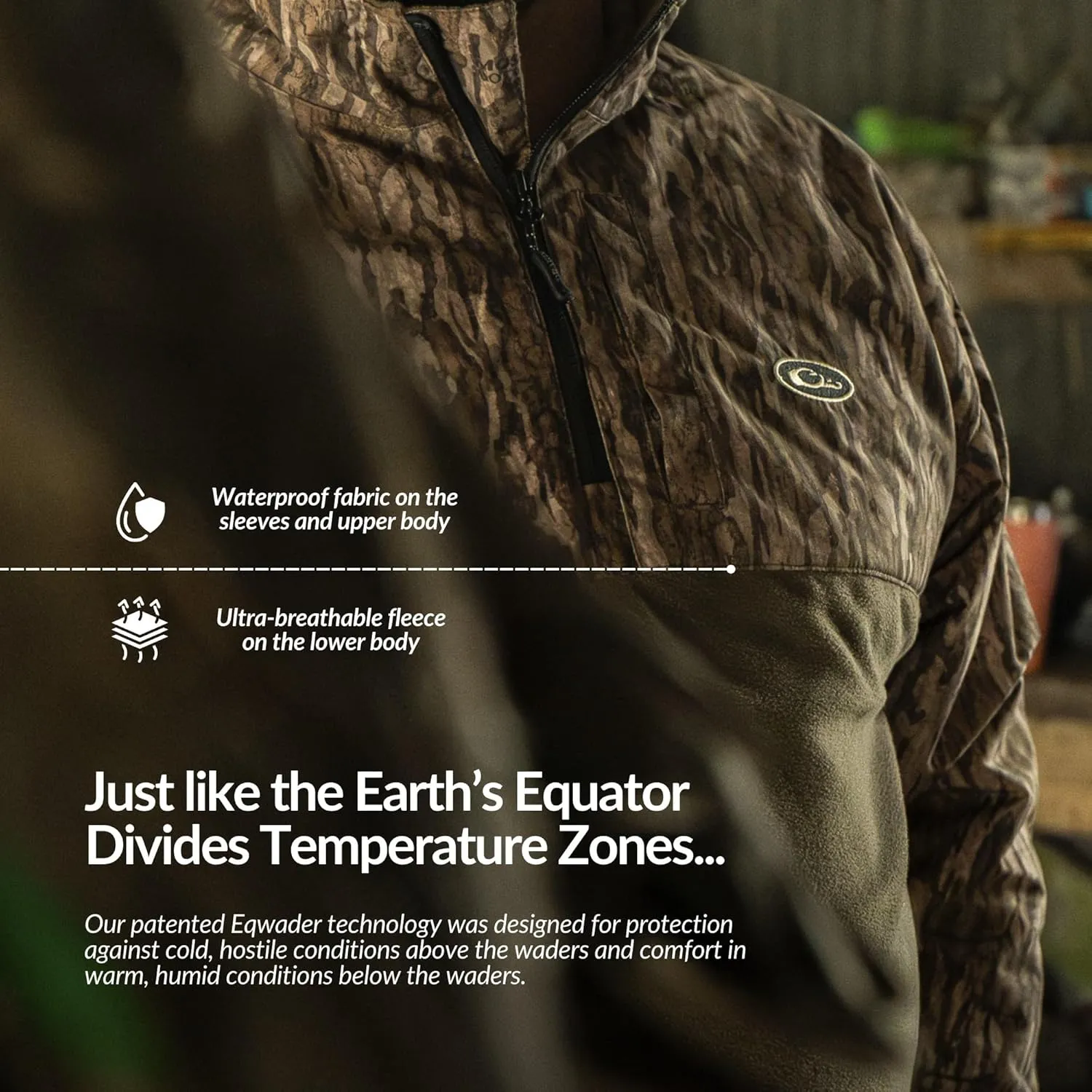 Drake Waterfowl 1/4 Zip Refuge Eqwader