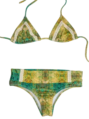 Earth tones bikini set
