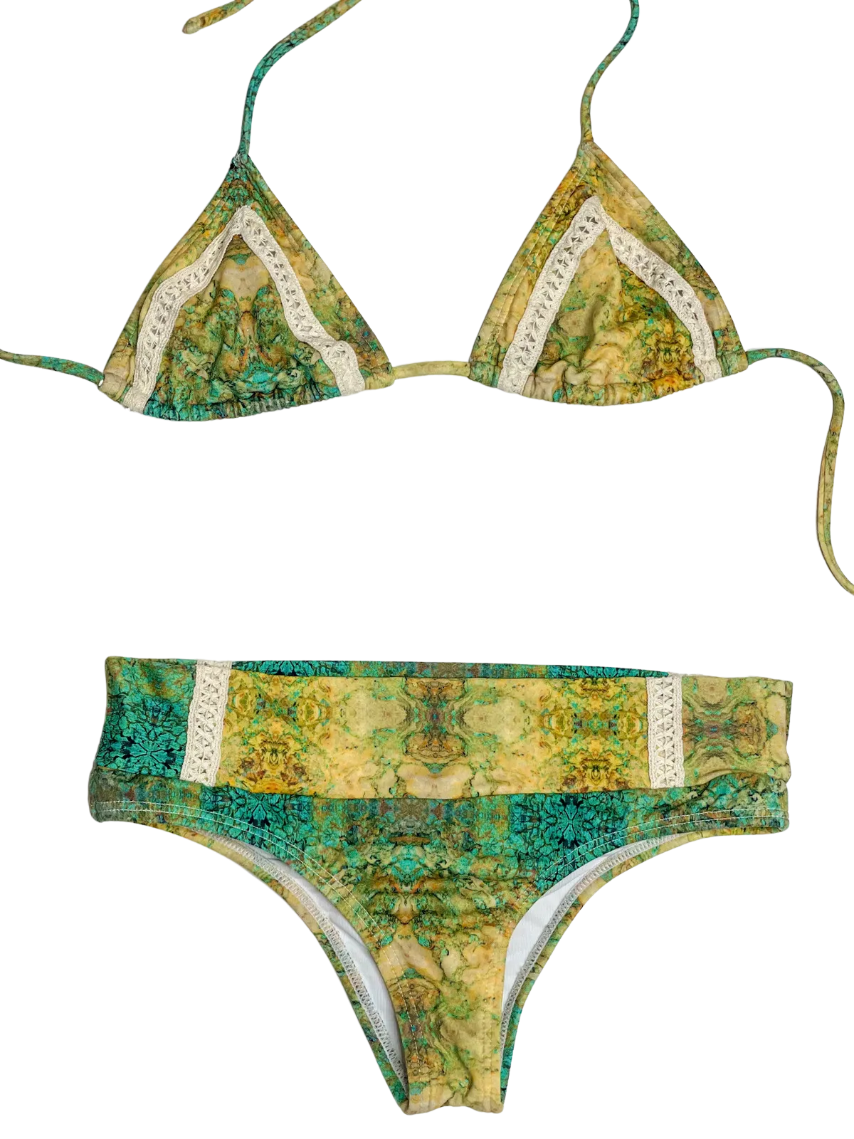 Earth tones bikini set
