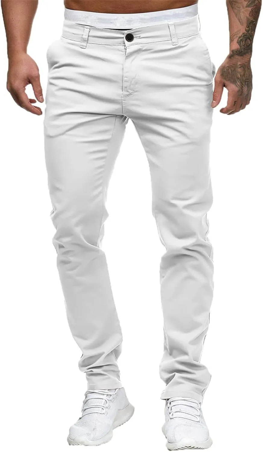 GIERIDUC Cargo Pants for Men Relaxed Fit Mens Straight Leg Track Pants Dress Pants for Skinny Guys Heavyweight Joggers Mens