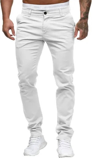 GIERIDUC Cargo Pants for Men Relaxed Fit Mens Straight Leg Track Pants Dress Pants for Skinny Guys Heavyweight Joggers Mens