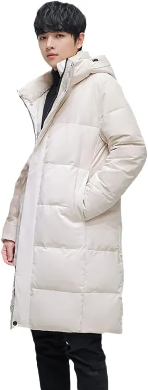 Haitpant Winter Long Jacket Men Women Couples Warm Korean Cotton Padded Coats Hooded Parkas Windbreaker