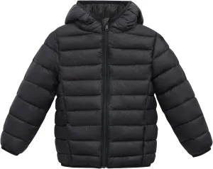 Happy Cherry Baby Boys Girls Hooded Coat Winter Lightweight Down Jacket Packable Cotton Coat