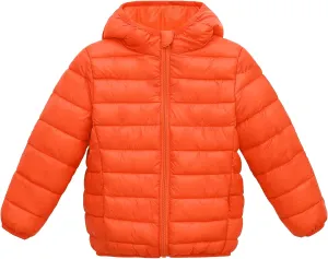 Happy Cherry Baby Boys Girls Hooded Coat Winter Lightweight Down Jacket Packable Cotton Coat