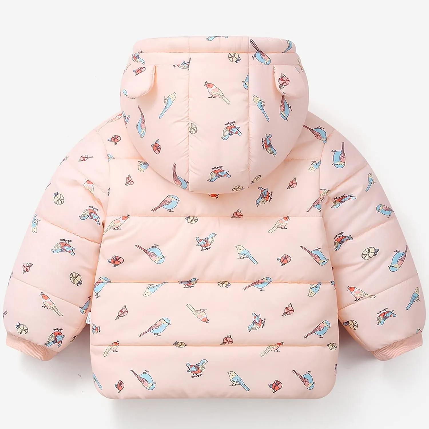 Happy Cherry Baby Boys Girls Winter Coats Hoods Light Puffer Down Jacket Outwear