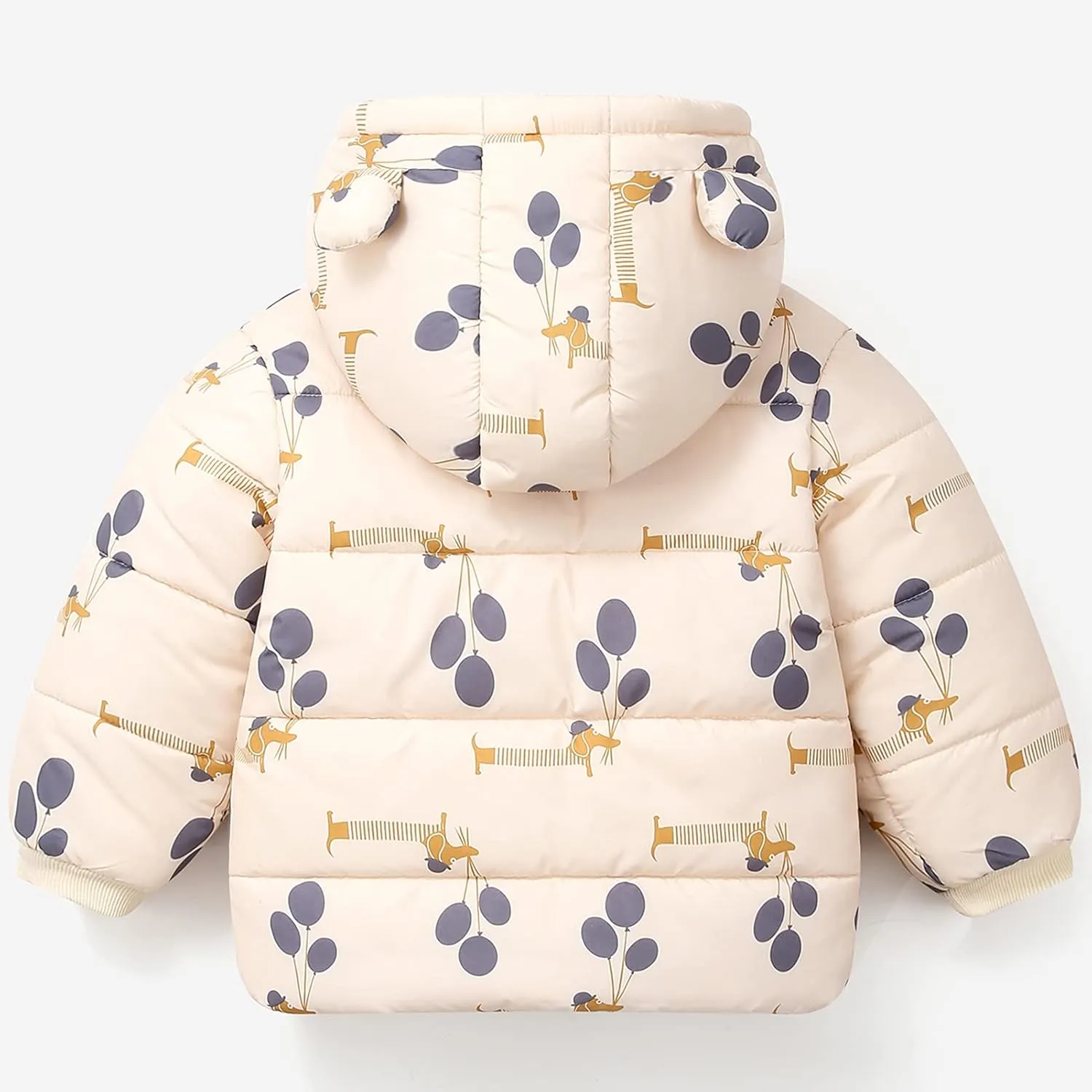 Happy Cherry Baby Boys Girls Winter Coats Hoods Light Puffer Down Jacket Outwear
