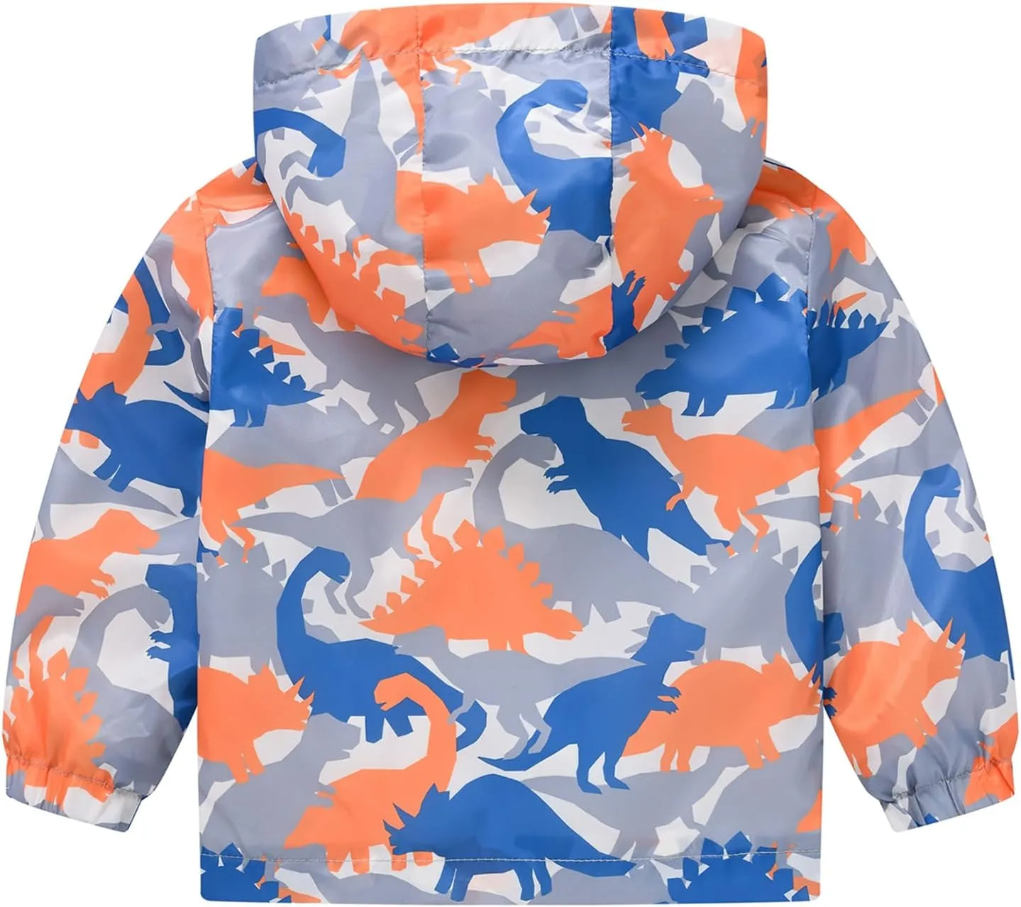 Happy Cherry Toddler Baby Casual Cartoon Prints Windbreaker Hoodie Coat Lightweight Casual Jacket 1-5T