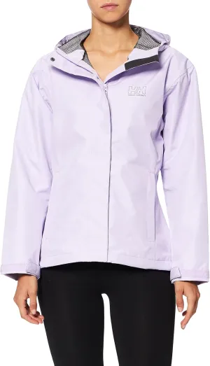Helly Hansen Women's Seven J Waterproof Windproof Breathable Rain Coat Jacket, 697 Lilatech, X-Small