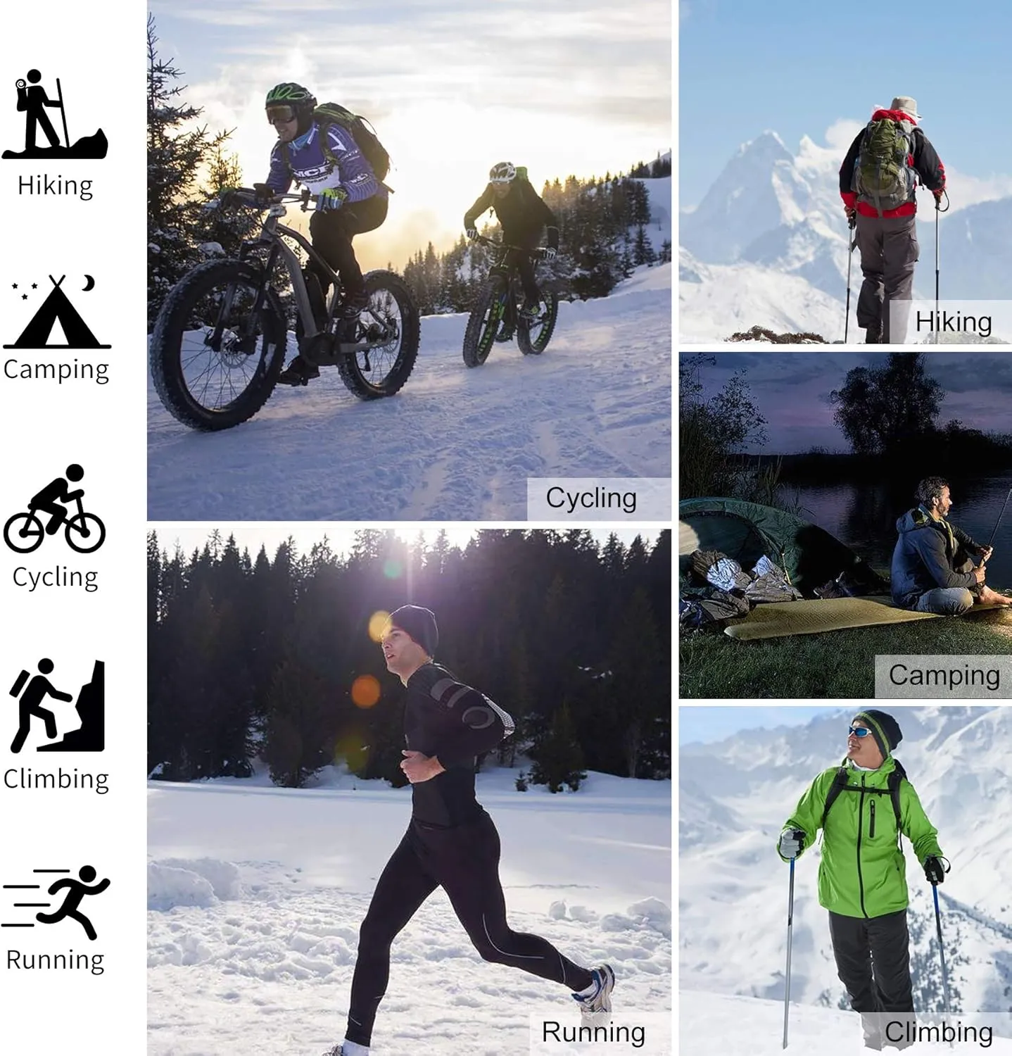 INBIKE Cycling Pants for Men Mountain Bike MTB Bicycle Running Windbreaker with Thermal Fleece Lined Winter
