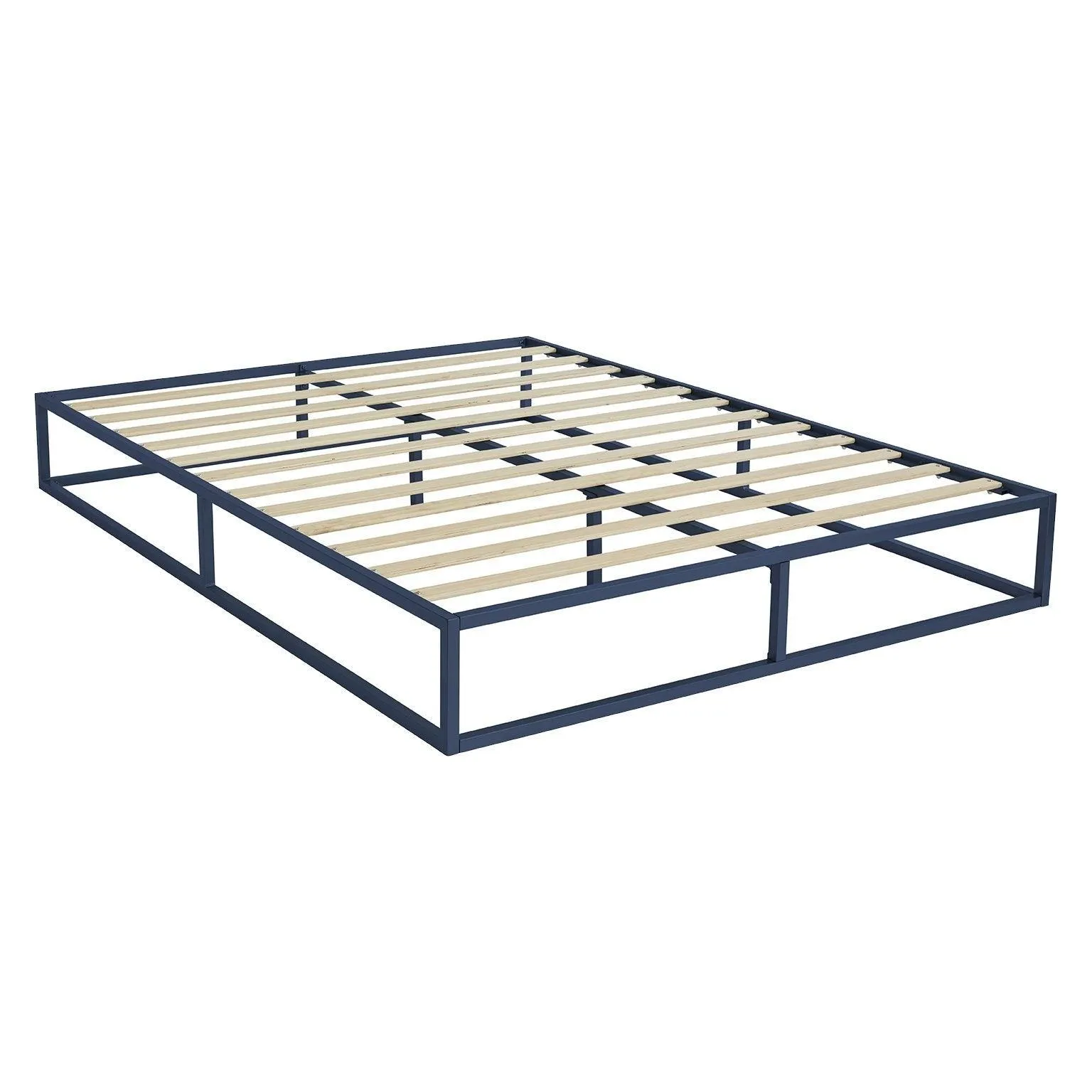 Indy Double Platform Bed - Blue Metal