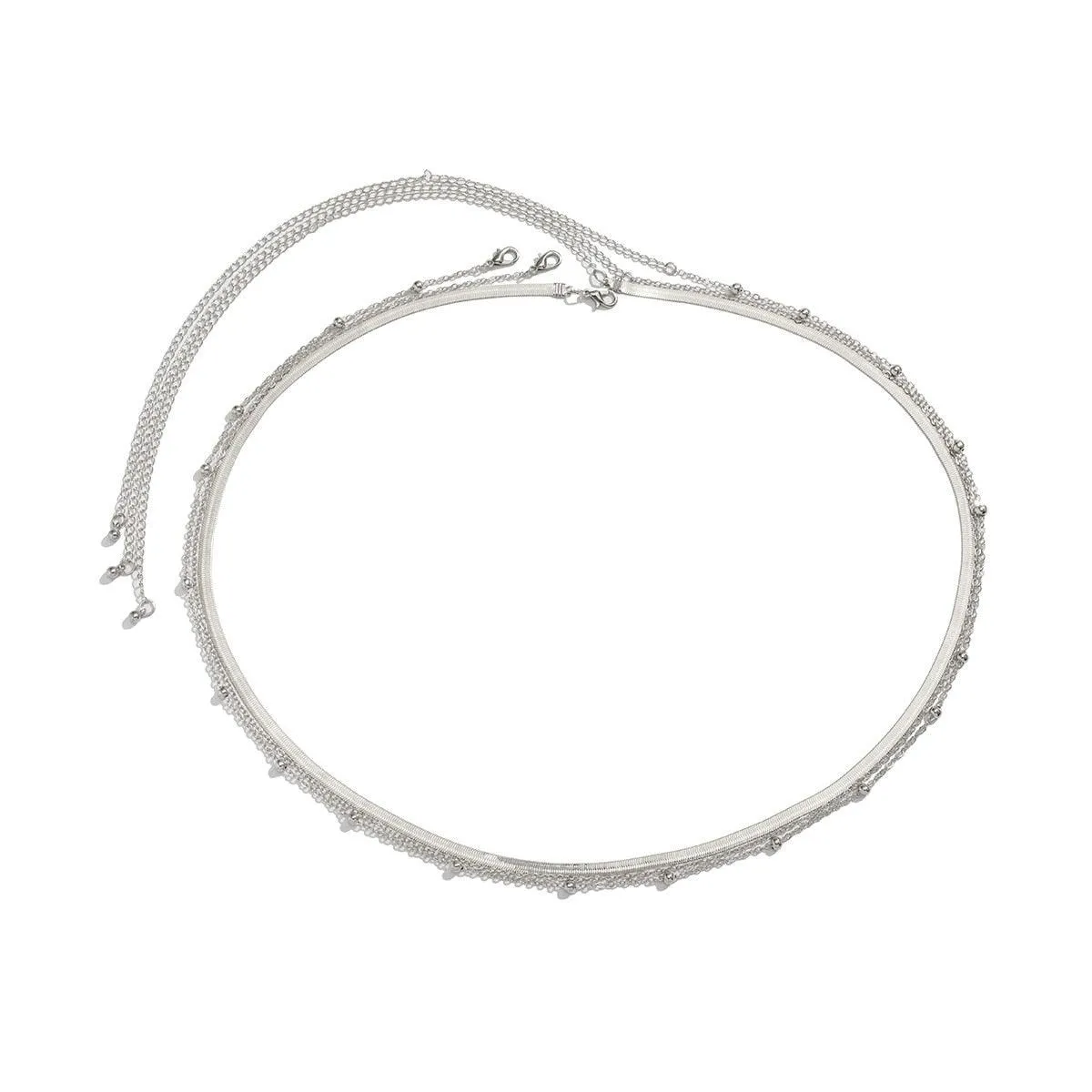 Ingemark Sexy Flat Snake Chain Waist Belly Belt