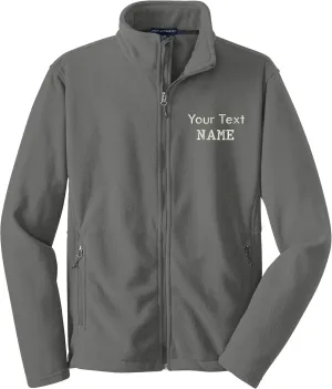 INK STITCH Men Custom Deisgn Your Own Stitching Embroidery Fleece Basic Jackets
