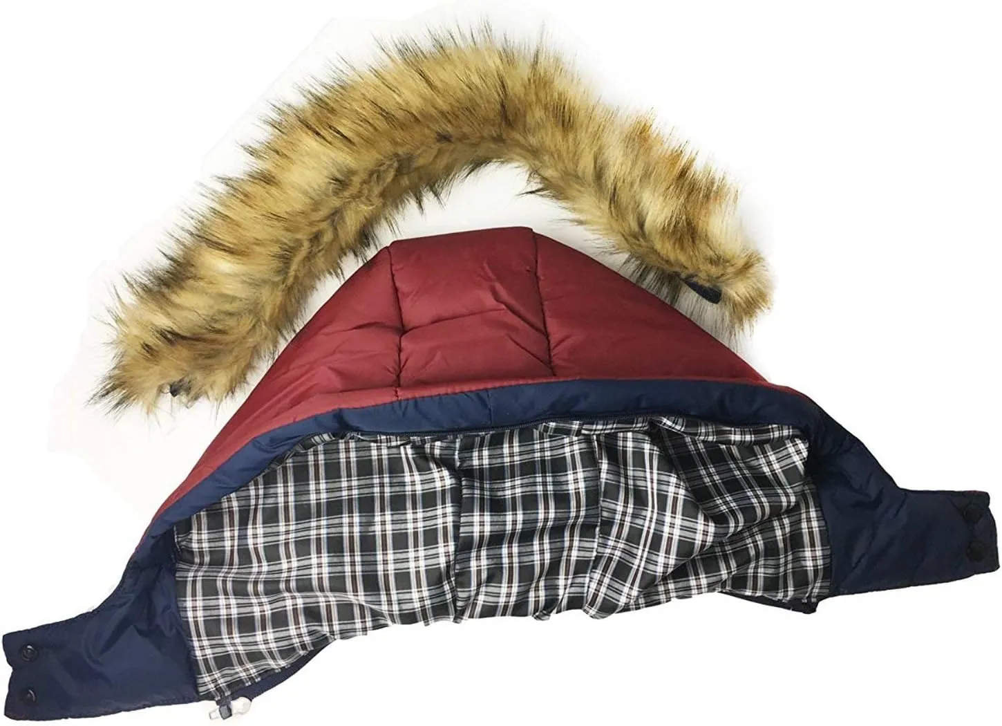 JITUUE Down Jacket Men Winter Snow Puffer Coats Fur Hooded Thick Cotton-Padded Quilted Casual Warm Outwear Down Jacket
