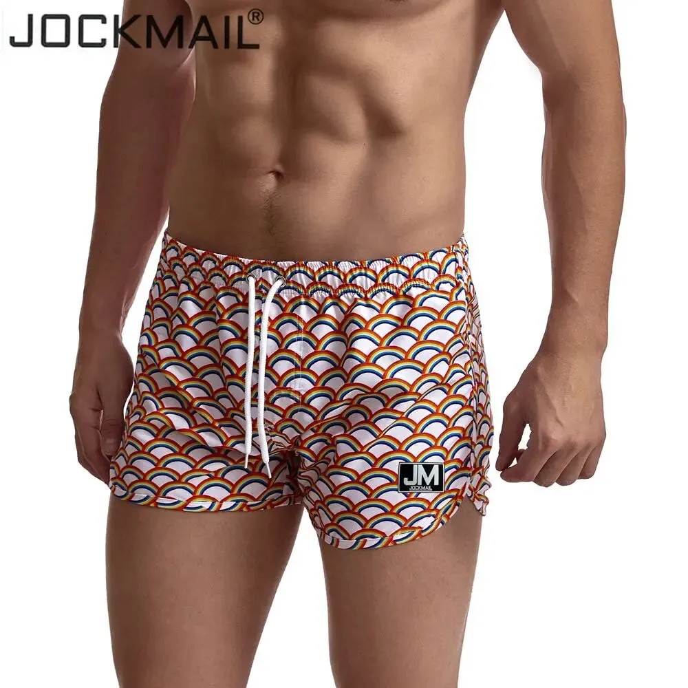 Jockmail Rainbow Party Show Swim Shorts