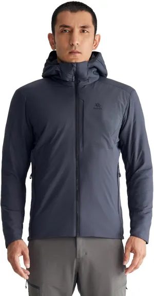 KAILAS Men's Puffer Winter Down Jacket Hooded Packable Lightweight Coat Windproof Jacket Hiking Ski Travel Primaloft Cotton