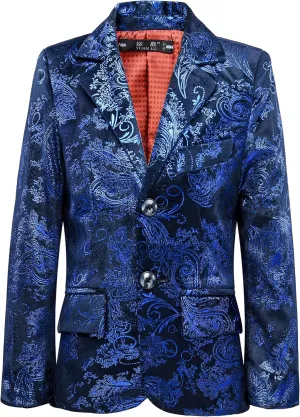 Kids Suits Blazer Homecoming Dresses Jackets for Boys Jacket Floral Velvet Boy Winter Coat