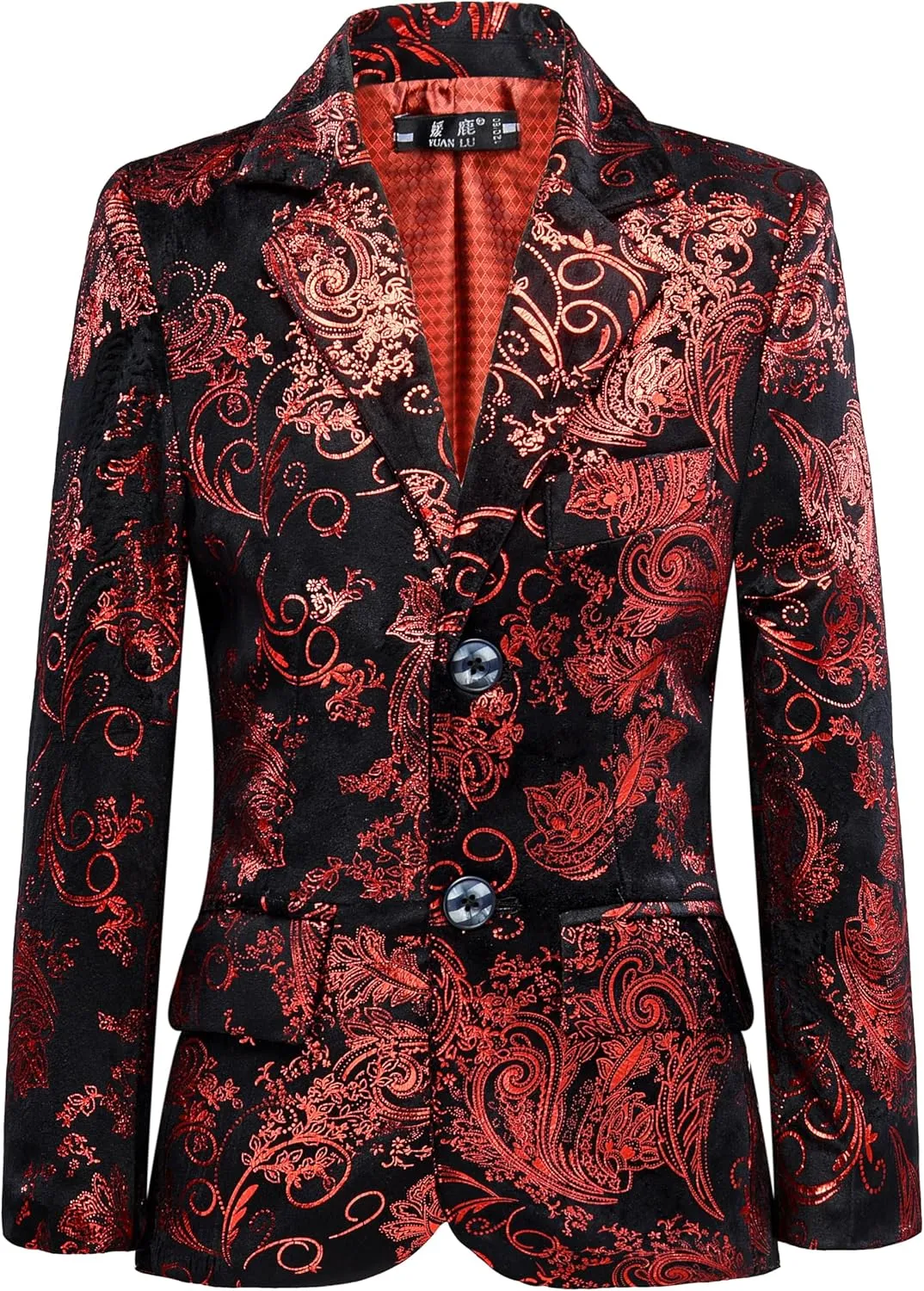 Kids Suits Blazer Homecoming Dresses Jackets for Boys Jacket Floral Velvet Boy Winter Coat