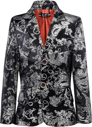 Kids Suits Blazer Homecoming Dresses Jackets for Boys Jacket Floral Velvet Boy Winter Coat