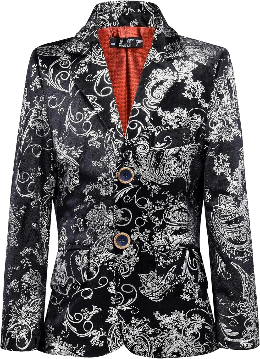 Kids Suits Blazer Homecoming Dresses Jackets for Boys Jacket Floral Velvet Boy Winter Coat