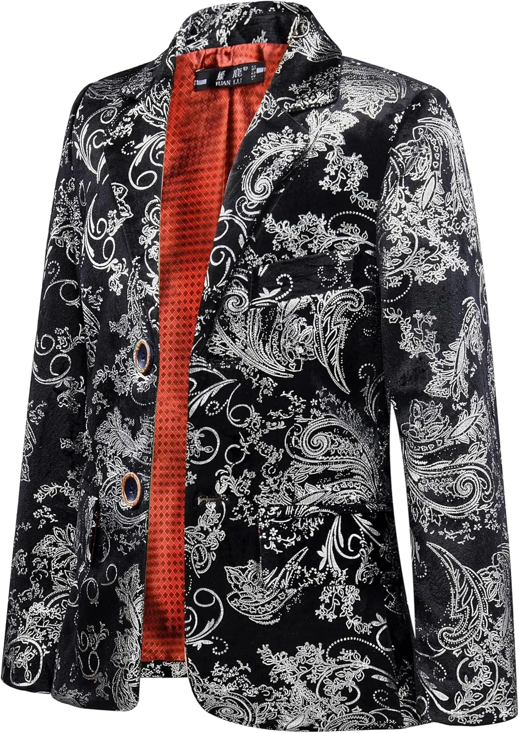 Kids Suits Blazer Homecoming Dresses Jackets for Boys Jacket Floral Velvet Boy Winter Coat