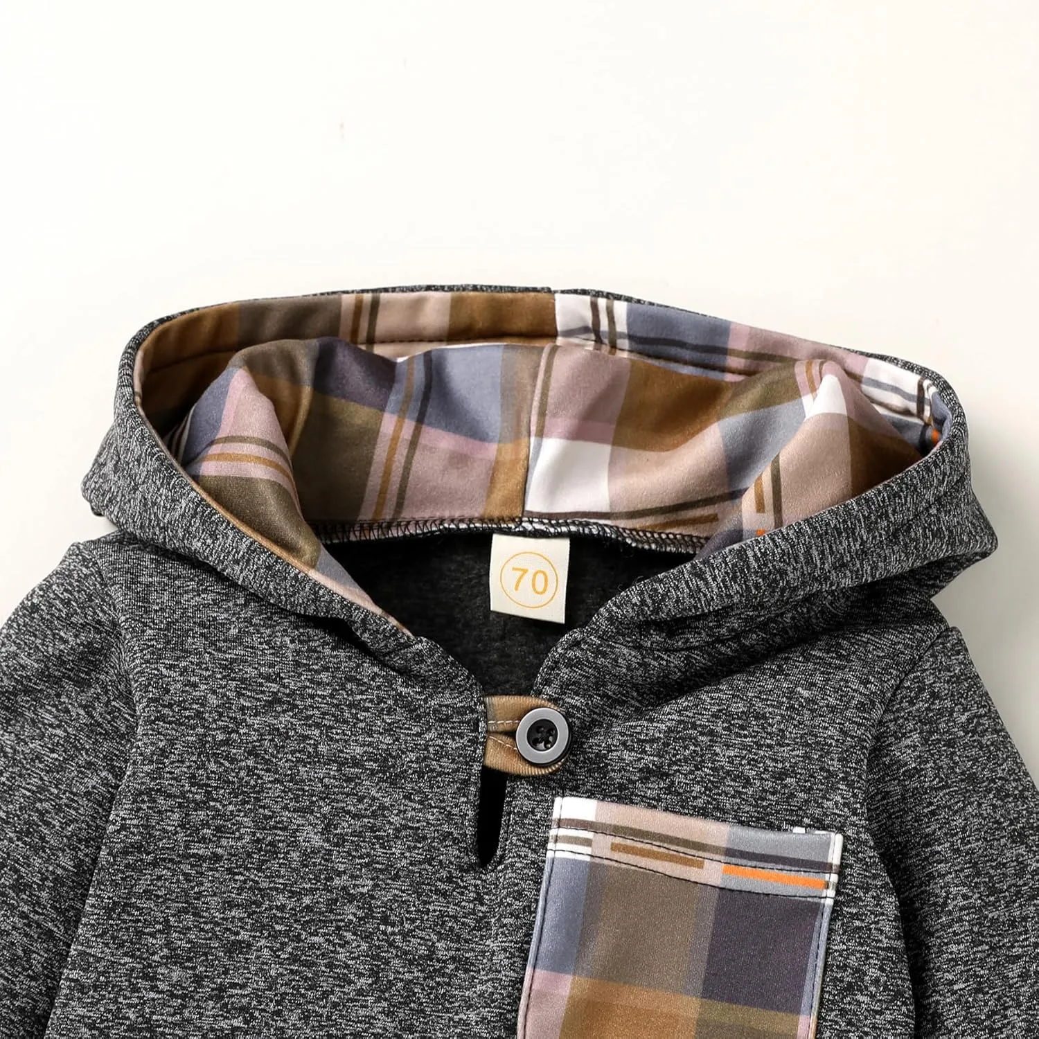 Kids Toddler Infant Baby Boys Girls Winter Outfit Christmas Plaid Hoodie Sweatshirt Jackets Shirt Pants Xmas Clothes
