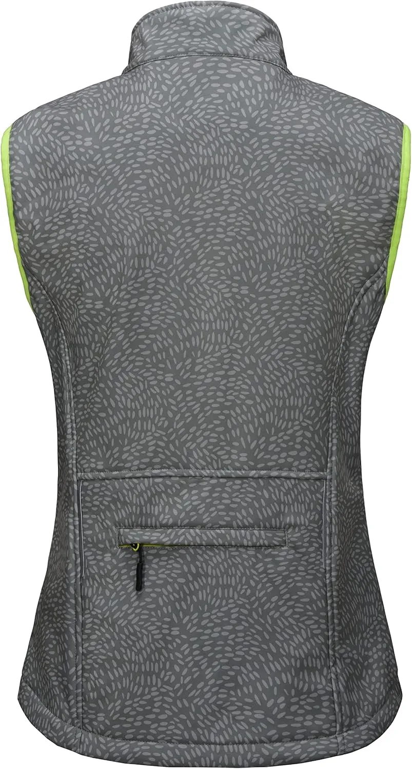 Little Donkey Andy Women's Fleece Lined Softshell Vest Lightweight Windproof Sleeveless Jacket for Hiking Outdoor Travel Golf