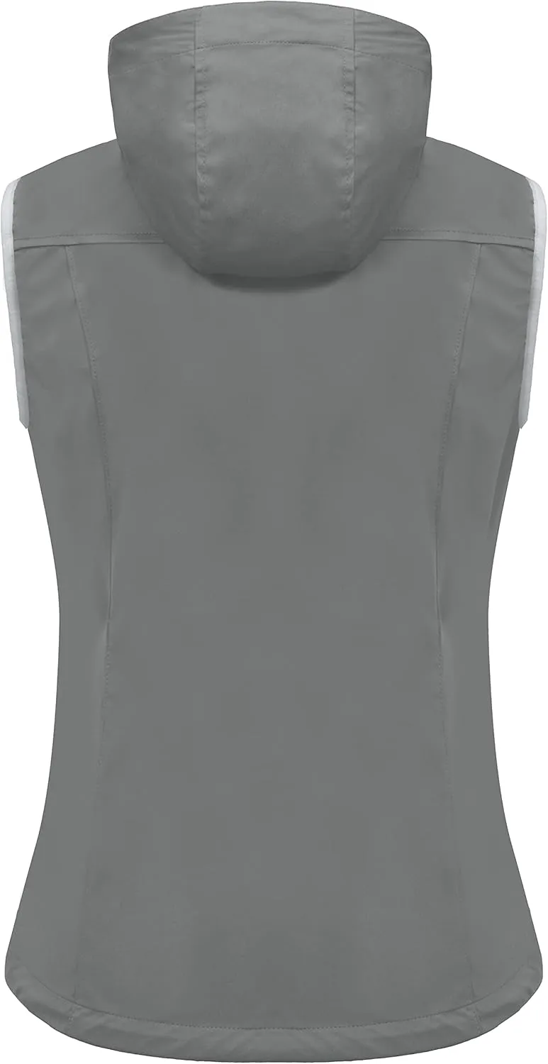 Little Donkey Andy Women's Lightweight Softshell Vest, Windproof Sleeveless Jacket for Running Hiking Travel