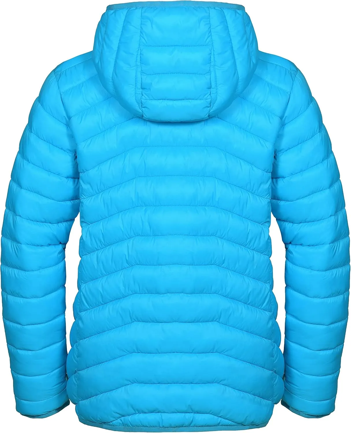 Mapamyumco Women's Puffer Jacket, Lightweight Hooded Winter Coat Windproof and Packable